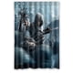 thumbnail image 1 of Cortina de ducha de héroe de Assassin's Creed, juego de cortina de baño con ganchos, tamaño 48 x 72 pulgadas, 1 of 3