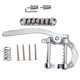 thumbnail image 1 of 1 Juego B5 Tremolo Bridge Tailpiece Y Roller Saddle Locking Bridge Para LP SG, 1 of 3