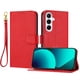 thumbnail image 1 of Funda Cartera para Samsung Galaxy A26 5G Tarjetero Soporte Magnético y Correa Rojo, 1 of 5