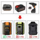 thumbnail image 3 of Adaptador Convertidor de Batería para Devon 20V Batería Li-ion a para Herramientas Worx 4Pin, 3 of 8
