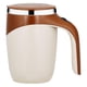 thumbnail image 1 of Taza De Acero Inoxidable De Mezcla Automática Automática Giratoria 380ml Para Café De Viaje, 1 of 5