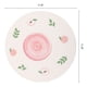thumbnail image 5 of Juego de 6 Manteles Redondos Tejidos para Decoración de Mesa de Comedor Interior Limpiar con Paño Rosa 30x30cm, 5 of 5