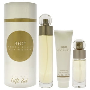 Perry Ellis - De Para Mujer - Set De Regalo Edt Spray, Gel De Ducha Edt Spray