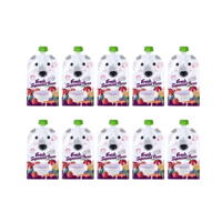 Genérico - Set 10 Bolsas Empacadoras Para Colados Papilla Bebes 200Ml