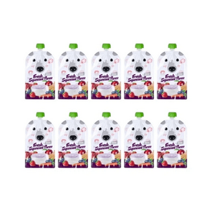 Genérico - Set 10 Bolsas Empacadoras Para Colados Papilla Bebes 200Ml