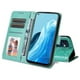 thumbnail image 3 of Funda tipo cartera FOXDOCK para OPPO Reno 7 5G , diseño girasol en relieve, cuero PU, cierre magnético, soporte y tarjetero, 3 of 5