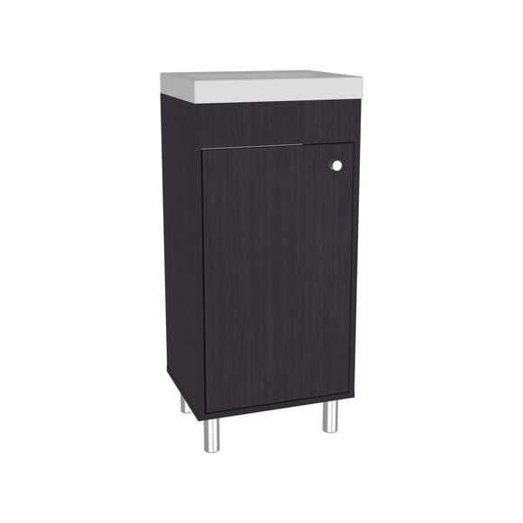 Vanitorio Rivera 1 Puerta 84X32X40.2 Cm Wengue