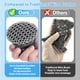 thumbnail image 3 of Depurador de correo Onewly Chain Scrubber de hierro fundido con raspador, 3 of 7