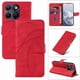 thumbnail image 1 of Funda tipo cartera con tapa para Motorola Edge 70 Fusion con tarjetero, soporte y cubierta magnética Rojo, 1 of 4