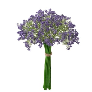 Magideal - De Gypsophi Flores Artificiales Gypsophi Floral, Flores De Seda Real Para Boda Cumpleaños Fiesta De Navidad , Púrpura Violeta