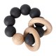 thumbnail image 1 of Cuentas Para La Dentición, Pulsera, Cuentas Para La Dentición, Para Bebés De 0 A 6 Meses, Color Negro, Marrón Claro, 1 of 5