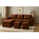 thumbnail image 3 of Sofa Seccional 3C Lusso Cafe Chaise Lounge Ambos Lados, 3 of 4