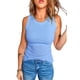 thumbnail image 3 of Top Acanalado Camiseta Sin Mangas Mujer Polera Fashion 102, 3 of 3