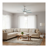 Genérico - Ventilador Techo 5 Aspas Colgante Velocidad 25W Fácil De Instalar