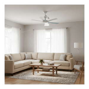 Genérico - Ventilador Techo 5 Aspas Colgante Velocidad 25W Fácil De Instalar