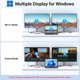 thumbnail image 5 of Hub USB-C MOKiN 8 en 1 con doble HDMI 8K, Ethernet y PD de 100 W, 5 of 8