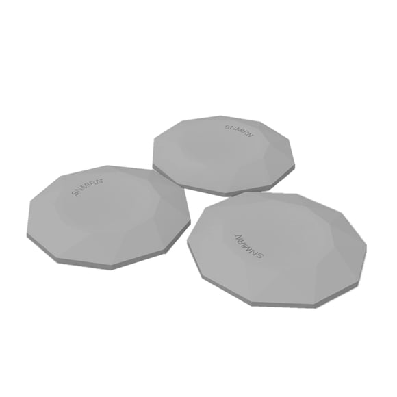 Tope de Puerta SNMIRN Protector de Pared de Silicona 3" 3 piezas