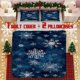 thumbnail image 1 of Snowflake Soft Printed Bedding Polyester Fabric Decorative & Warm, 1 of 5