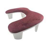 Magideal - Reposabrazos En Forma De U, Reposabrazos Para Uñas, Superficie Suave, Fácil Montaje, Portátil Desmontable Para Uñas Personales, Uso En Salón, Manicura