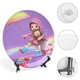 thumbnail image 4 of Rainbow Ruby Plato decorativo de porcelana fina (bone china), plato decorativo de cerámica para hogar, oficina, soporte de pared, platos decorativos para dormitorio - 6 pulgadas (15 cm), 4 of 6