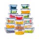 thumbnail image 1 of Recipiente de almacenamiento de alimentos FOOYOO 32 piezas con tapas sin BPA, 1 of 6