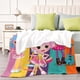 thumbnail image 4 of Suministros de fiesta Lalaloopsy anti-pilling, suave, ligera, esponjosa y acogedora de lujo para hogar y cocina – Perfecta para niños y adultos,120X80cm, 4 of 6