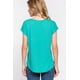 thumbnail image 2 of Top Corto De Punto Acanalado Con Cuello Dolman, 2 of 5