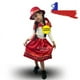 thumbnail image 1 of Vestido Nortino Niña Rojo Talla S, 1 of 2