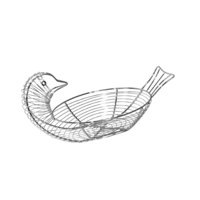 Magideal - Cesta De Metal Para Huevos De Gallina, Organizador De Almacenamiento De Huevos, Comida Práctica A La Moda, Verduras, Cafetería, Vacaciones, Habitación Plata