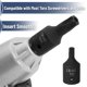 thumbnail image 5 of Juego de enchufes Bates Impact Torx Bit, 13 piezas T10-T60 1/4, 3/8 y 1/2, 5 of 6