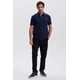 thumbnail image 4 of Polera Hombre Piqué Básica Lisa Azul Marino - lV, 4 of 4