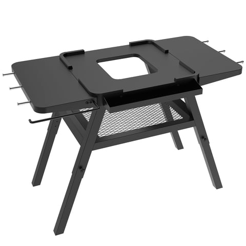 Soporte Para Parrilla Delsbbq Ajustable Para La Serie Ninja