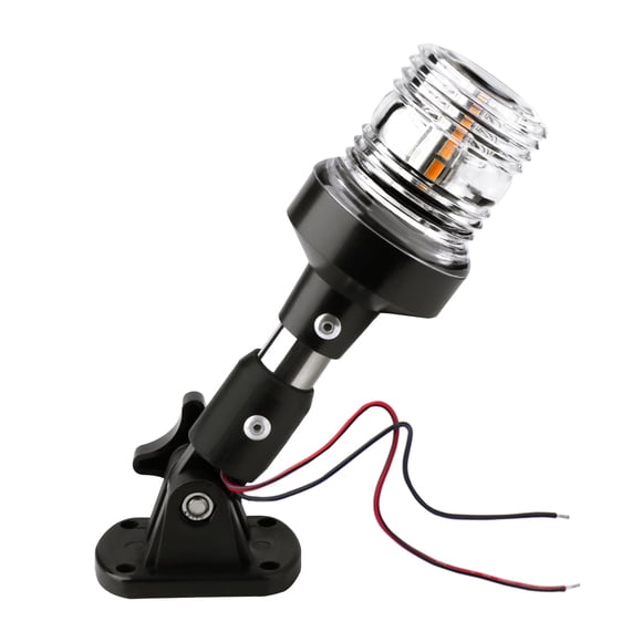Luz de anclaje para barco Marinexplore, LED blanca, popa, 3 nm, 12-24 V