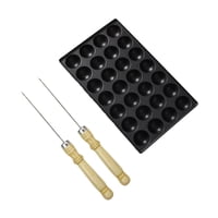 Bothyi - 28 Hojos Pan Takoyaki Pan Ninstach Panqueo Panqueta Panque De Combra