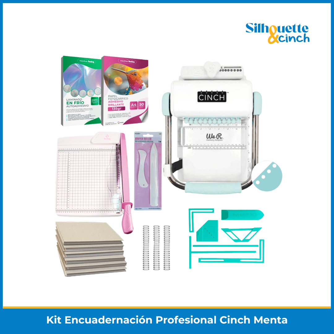 We R - Kit Encuadernación Profesional Cinch Menta