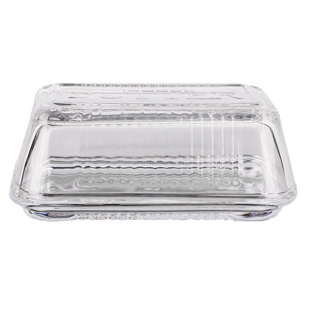 Mantequillero Vidrio 8.638x15.548 Cm Transparente 1 Un Mainstays
