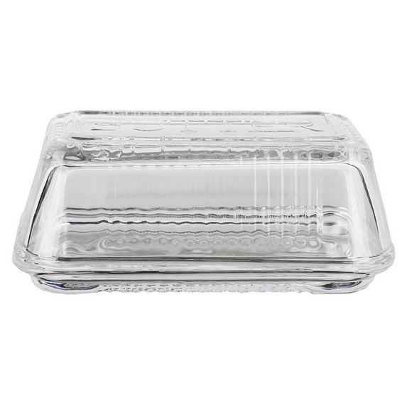 Mantequillero Vidrio 8.638X15.548 Cm Transparente, 1 Un