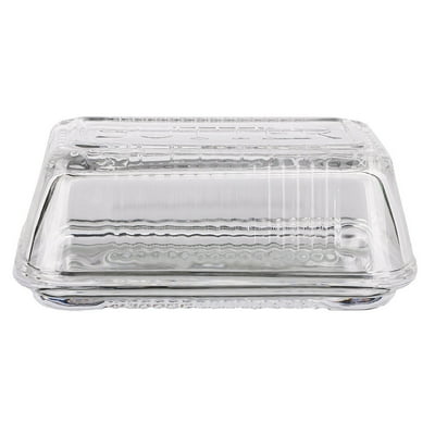 Mantequillero Vidrio 8.638X15.548 Cm Transparente 1 Un Mainstays