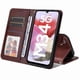 thumbnail image 3 of Funda Billetera para Samsung Galaxy M34 5G con Porta Tarjetas y Soporte Ajustable Marrón, 3 of 5