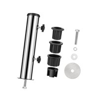 Bothyi - Paraguas Base Soporte Tubo Reemplazo Parasol Acero Para Muelles Balcón Exterior