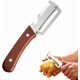 thumbnail image 1 of Pelador acero inoxidable 2 pack mango madera abridor botellas fruta verdura, 1 of 8