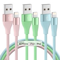 Cable De Carga Menosupp Para Iphone 14, 13, 12, 11 Pro, Max, Xr, Xs, X, 8, 7, 6