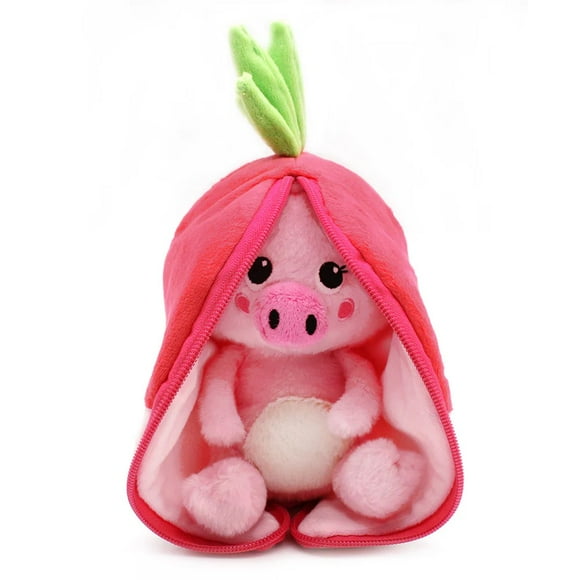 Peluche Reversible Piglet El Cerdo - Rábano