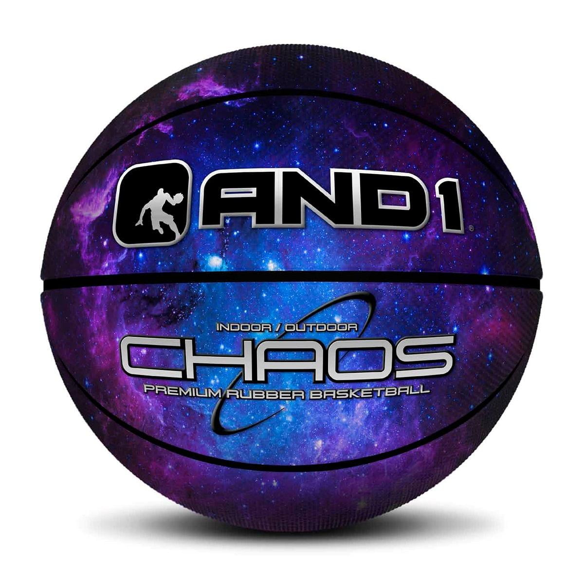 And1 - Balón De Baloncesto De Goma Premium Chaos Galaxy Talla 7