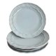 thumbnail image 1 of Pack 4 Plato Semi Plano Decorativo Redondo Claro 22cm agua, 1 of 3