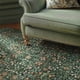 thumbnail image 3 of Alfombra de Área Rugxara 152 × 229 cm Verde Floral Lavable, 3 of 8