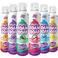 Jabón De Baño Para Niños Tub Works Fluffy Foam, Paquete De 6, 240 Ml