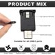 thumbnail image 3 of Luz LED de Ambiente Wevdn USB Type-C RGB Ajustable 2PCS, 3 of 3