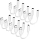 thumbnail image 1 of Adaptador electrónico YGKSAA USB‑C a jack de 3,5 mm para audífonos (paquete de 10), 1 of 7