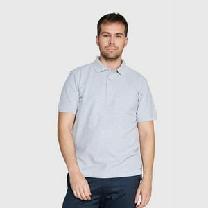 Jayson - Polera Pique Hombre 80/20 M/C Gris Oscuro 3Xl